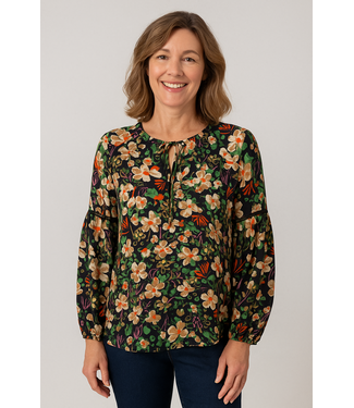 Emma Print Blouse
