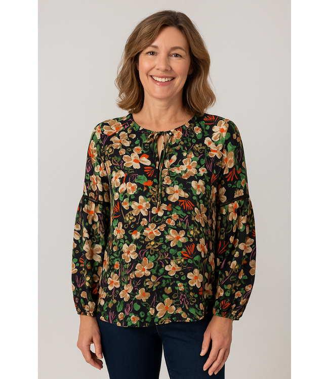 Emma Print Blouse