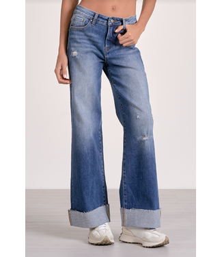 7 Jeans Cuffed Bottom Denim Wash