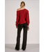 Elan Wide Neck Sweater Red