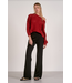 Elan Wide Neck Sweater Red