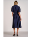 Elan Midi Dress Smock Waist Navy
