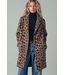 Leopard Print Oversized Statement Coat