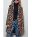 Leopard Print Oversized Statement Coat