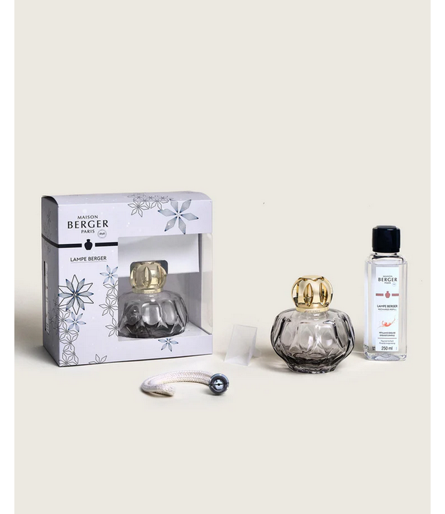 Maison Berger Rosalie Lamp Gift Set Grey + 250 ml Exquisite Sparkle