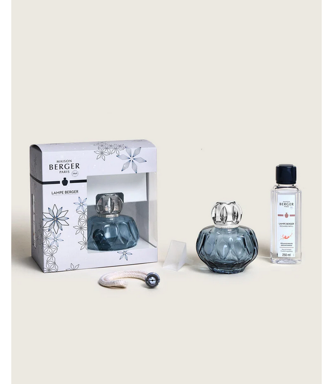 Maison Berger Rosalie Lamp Gift Set Blue + 250 ml Exquisite Sparkle