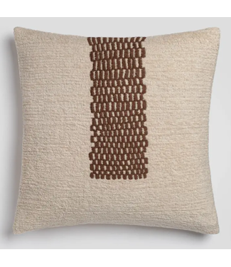 Forest Path Pillow 20" X 20" Beige/Brown