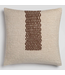 Forest Path Pillow 20" X 20" Beige/Brown
