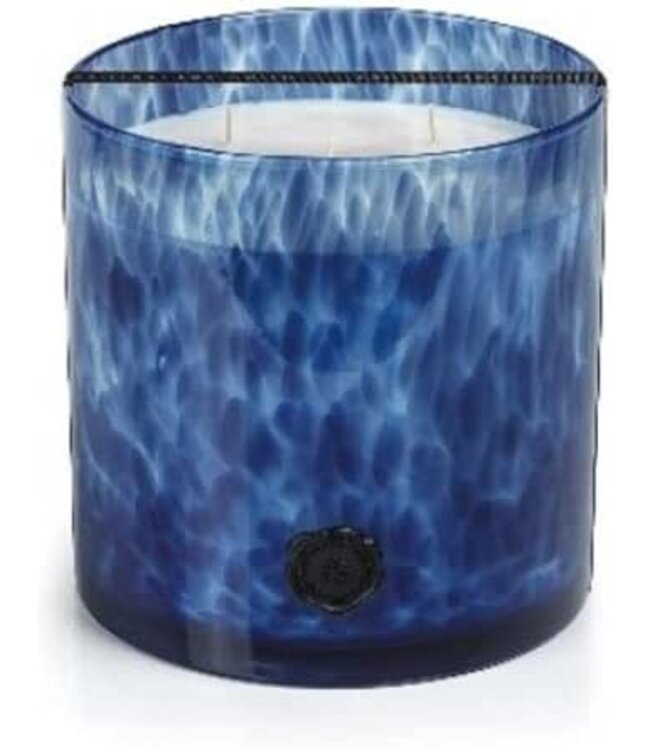 Zodax Apothecary Guild Opal Glass Candle 5 Wick Sea Salt & Coastal