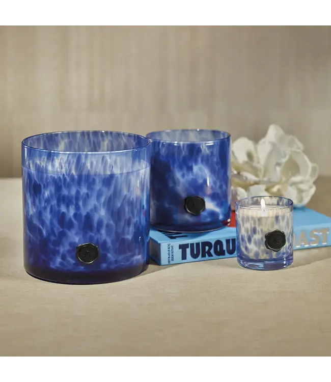 Zodax Apothecary Guild Opal Glass Candle 5 Wick Sea Salt & Coastal