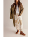 Slouchy Button Down Knit Cardigan Khaki