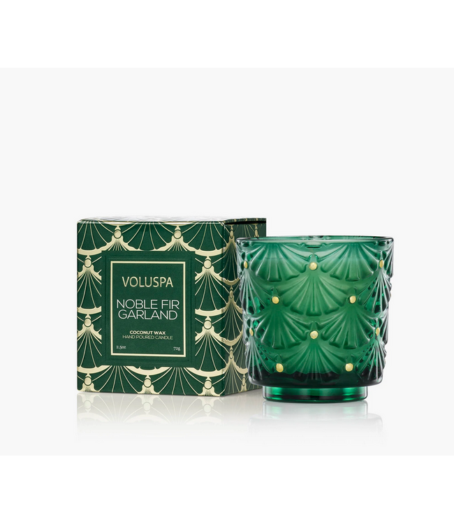 Voluspa 2.5 oz Noble Fir Garland Boxed Pedestal