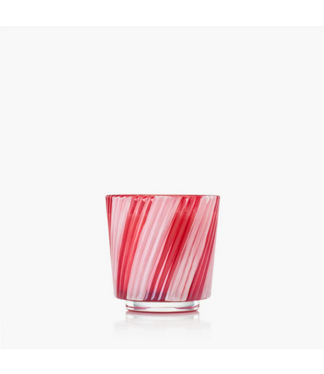 Crushed Candy Cane Mini Pendestal Candle