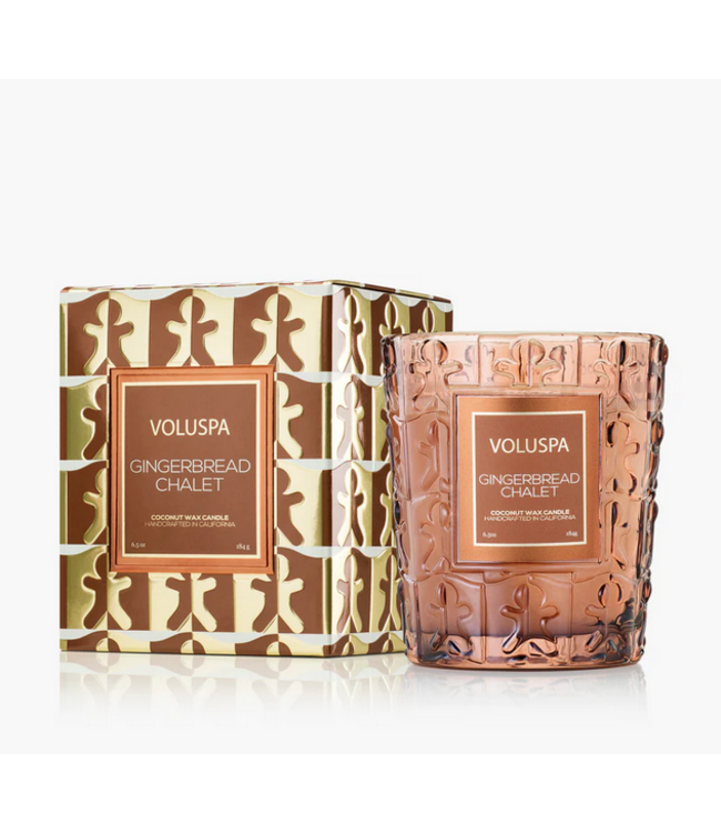 Voluspa 6.5 Gingerbread Chalet Classic Candle