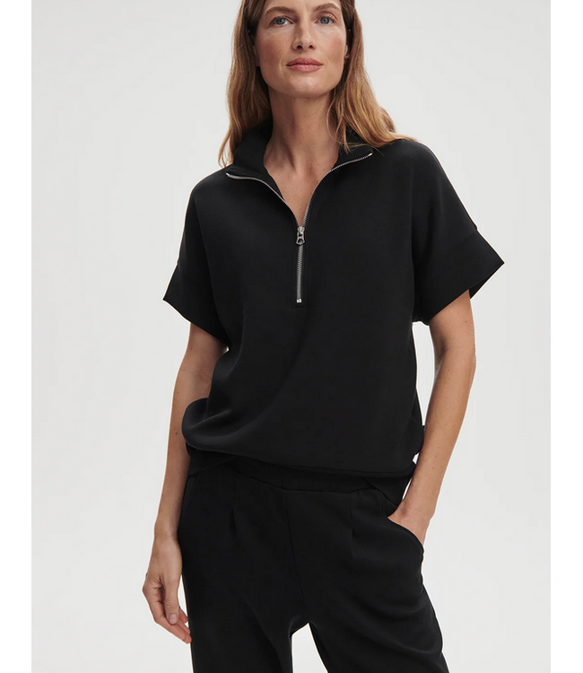 Varley Ritchie Short Sleeve Sweat Black