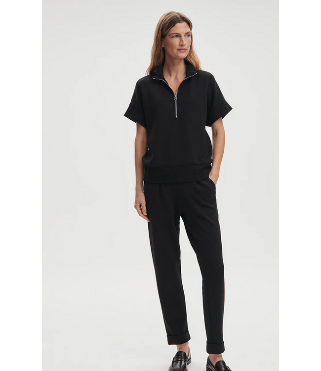 Varley Ritchie Short Sleeve Sweat Black