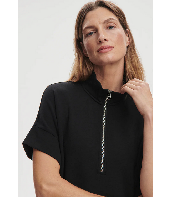 Varley Ritchie Short Sleeve Sweat Black