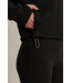 Varley Sian Cropped Half-Zip Sweat Black