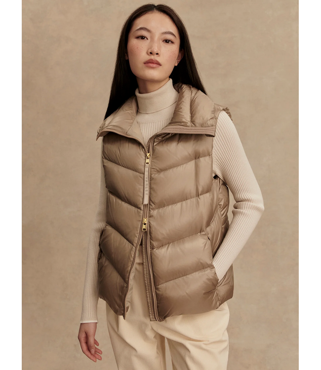 Varley Bextor Lightweight Down Gilet Taupe