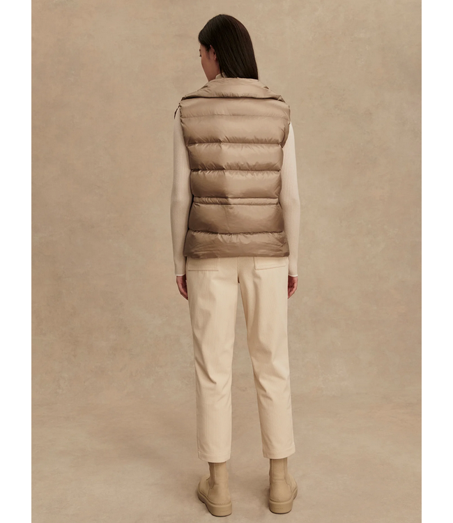 Varley Bextor Lightweight Down Gilet Taupe