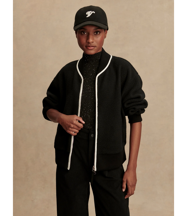 Varley Hansley Fleece Jacket Black