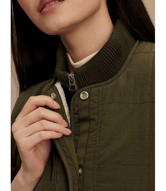 Varley Audrea Reversible Gilet Sandshell/ Forest Night