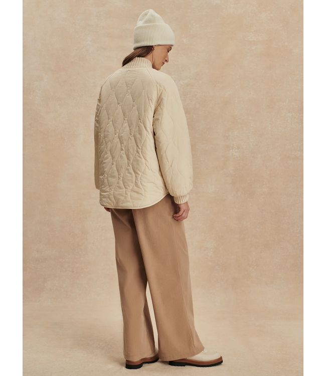 Varley Serina Reversible Quilt Jacket Sandshell