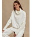 Varley Hannah Cowl Neck Sweat Egret