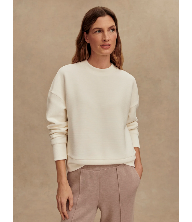 Varley Addelyn Sweat Ivory