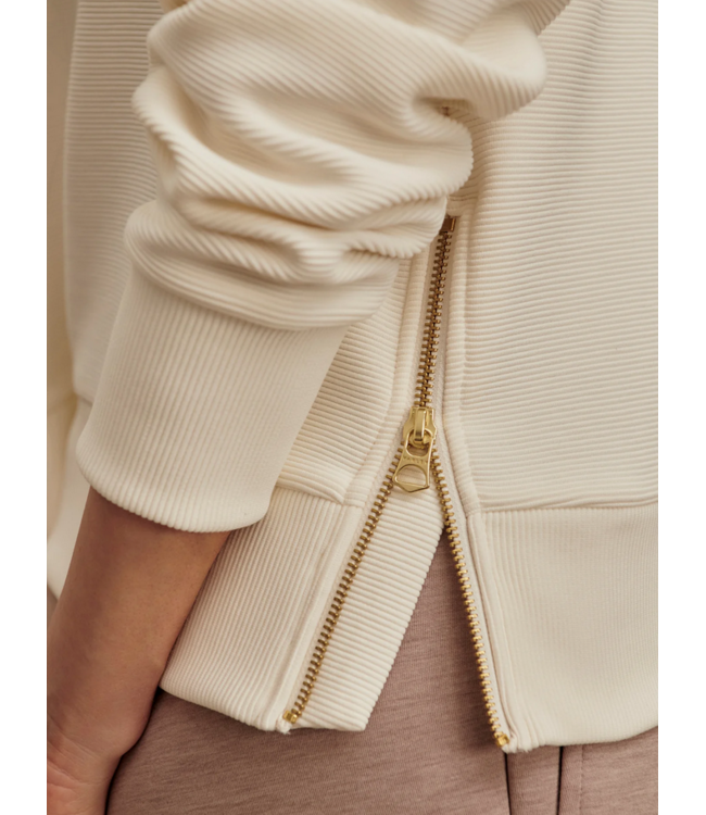 Varley Addelyn Sweat Ivory