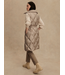 Varley Navine Long Down Gilet Portabella Metallic