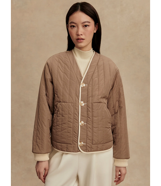 Varley Drew Reversible Jacket Sandshell/ Ash Taupe
