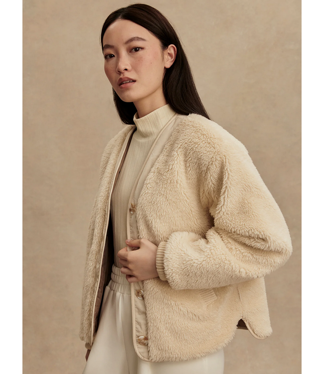 Varley Drew Reversible Jacket Sandshell/ Ash Taupe