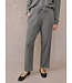 Bella Dahl Whip Stitch Straight Leg Pant Smoke
