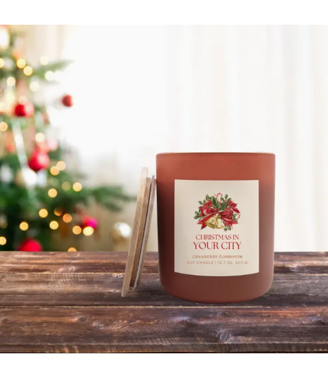 Christmas in Galena Candle - Cranberry Cinnamon