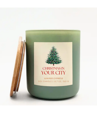 Christmas in Galena Candle - Juniper Cypress