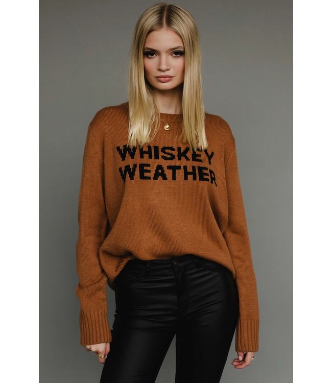 Whiskey Weather Sweater Brown