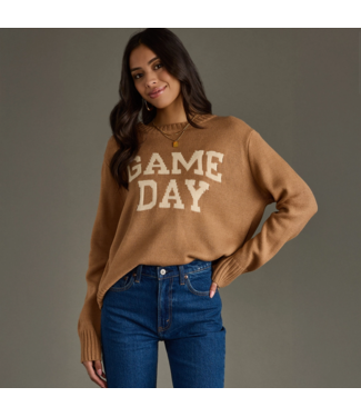 Game Day Sweater Light Brown