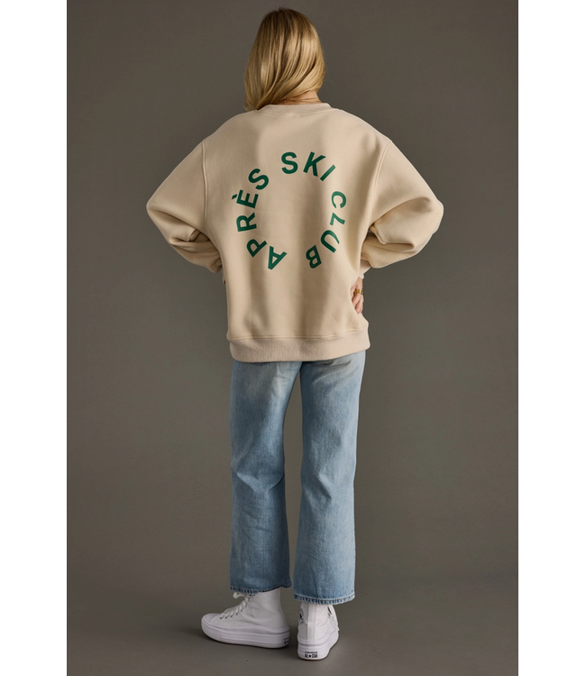 Apres Ski Club Sweatshirt Tan