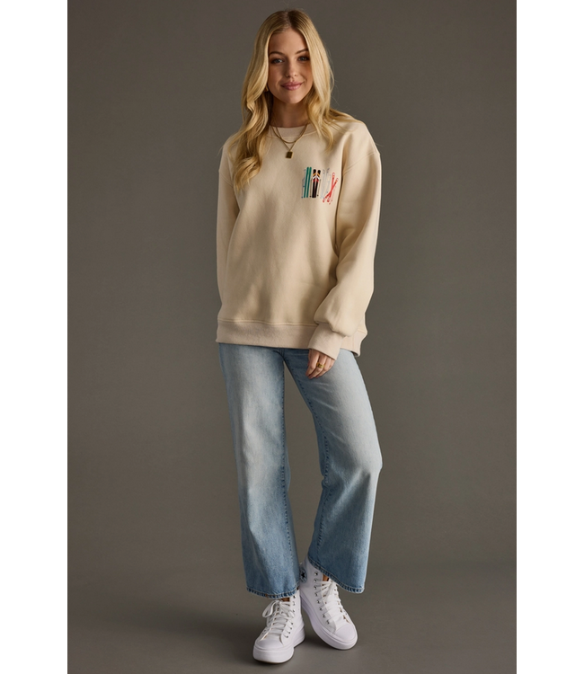 Apres Ski Club Sweatshirt Tan
