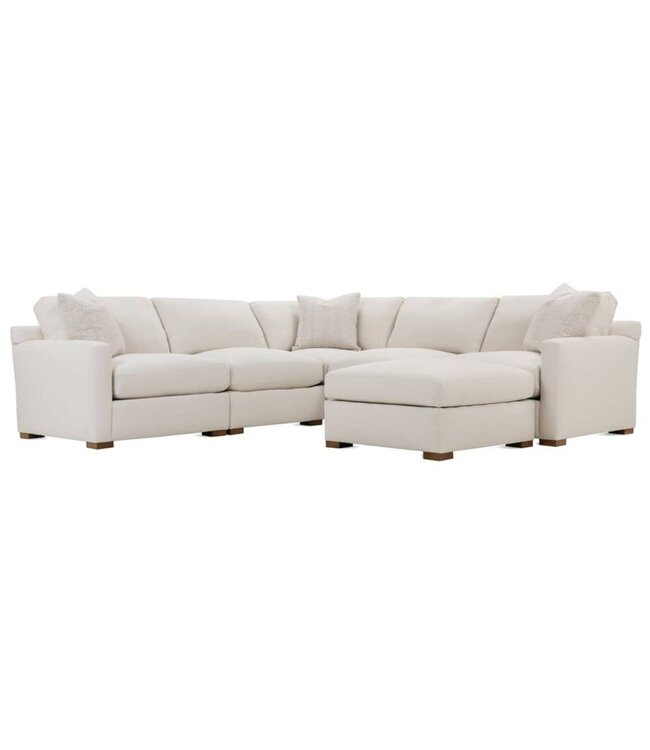 Rowe Furniture by Robin Bruce Asher Modular 5 Pc Sectional ZW109-50