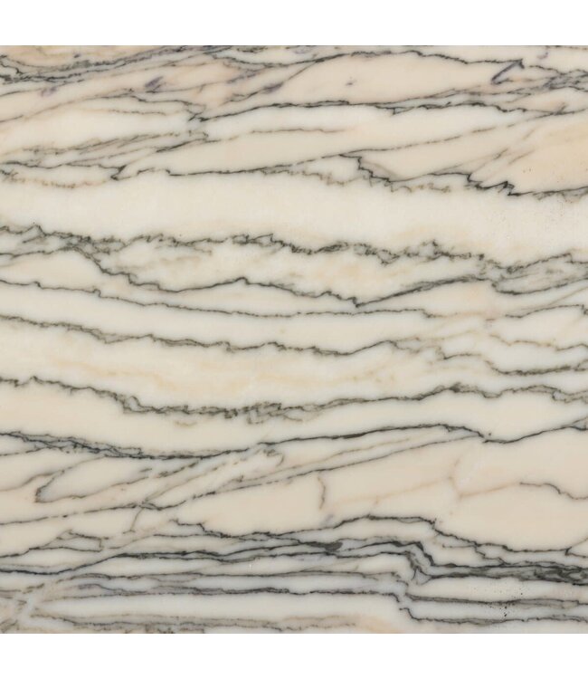 Four Hands Eisen Nightstand Wavy White Marble