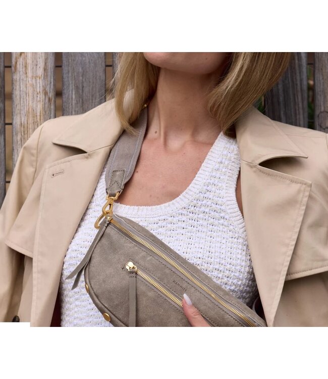 Hammitt Charles Crossbody Pewter/ BG Med