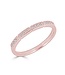 Simply Elegant Boutique Stackable Band Milgrain 14K .10 CTW
