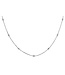 Simply Elegant Boutique 0.25Ct 14K Diamond Bezel 7 Station Necklace