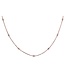 Simply Elegant Boutique 0.25Ct 14K Diamond Bezel 7 Station Necklace