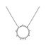 Simply Elegant Boutique Circle Sun Pendant 14KT-0.16CTW