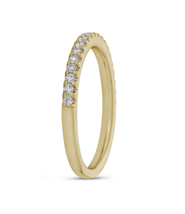 Simply Elegant Boutique 0.25CT 14k Diamond Split Prong Wedding Band