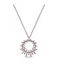 Simply Elegant Boutique 0.24ctw 14k Diamond Sun Burst Pendant Pendant
