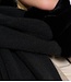 Vlien Knitted Scarf w/ Faux Fur Detail